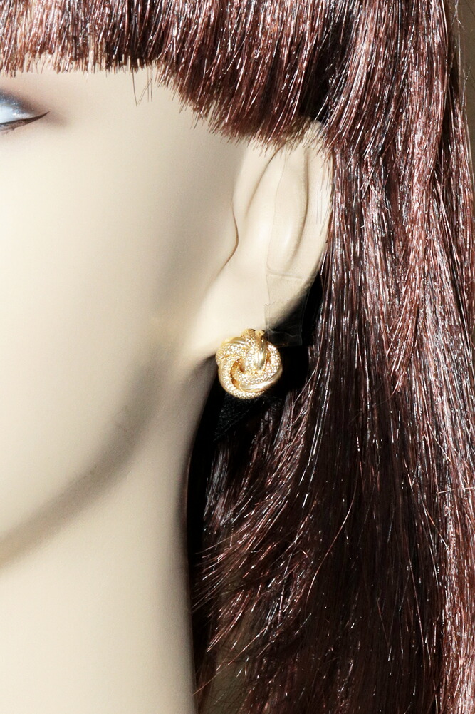 楽天市場】ウノアエレ ピアス K18YG ラブノット ピアス : たかみ質店