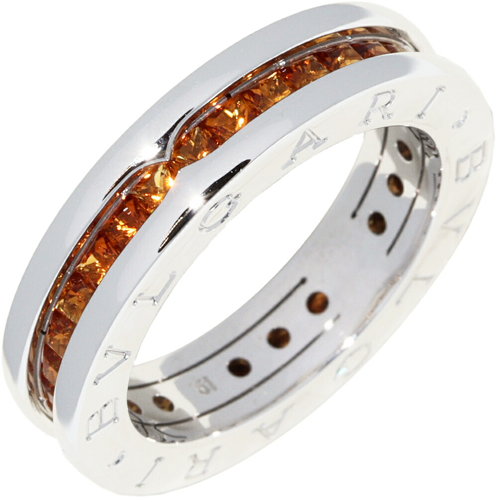 楽天市場】ブルガリ 指輪 K18WG シトリン B.zero1 ビーゼロワンリング