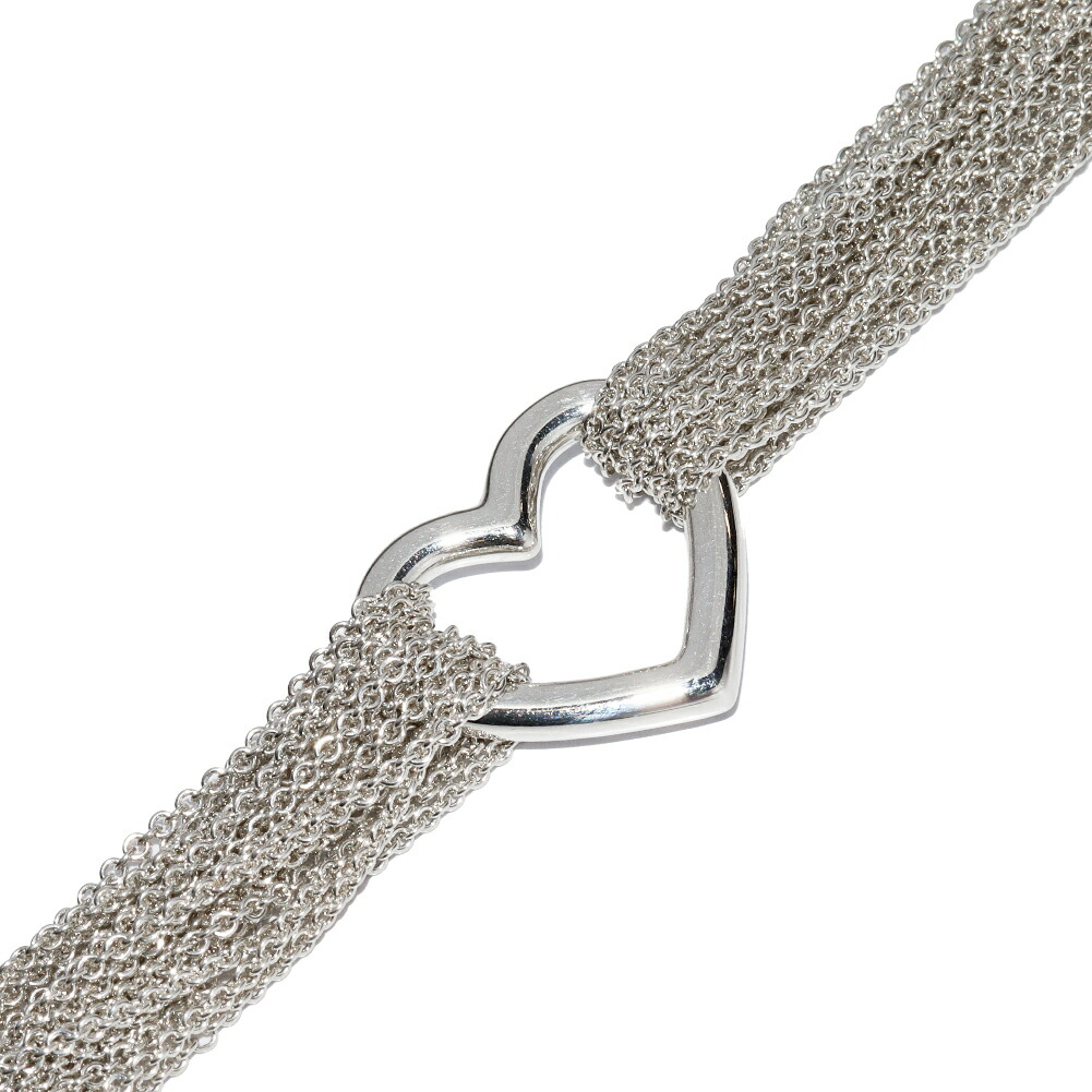 楽天市場】ティファニー ブレスレット SV オープンハート トグル