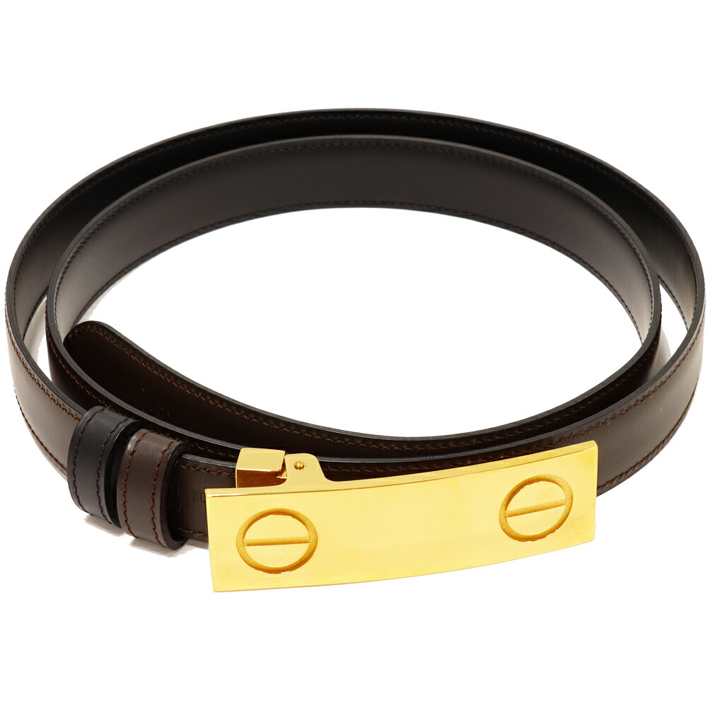 楽天市場】カルティエ ベルト ラブモチーフ リバーシブルベルト カーフ