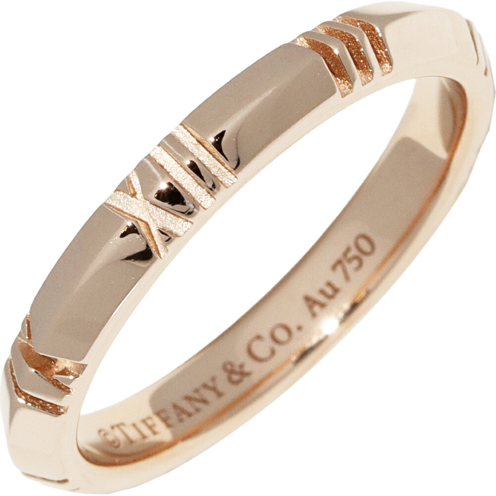 楽天市場】ティファニー 指輪 K18PG アトラス Xクローズドナローリング