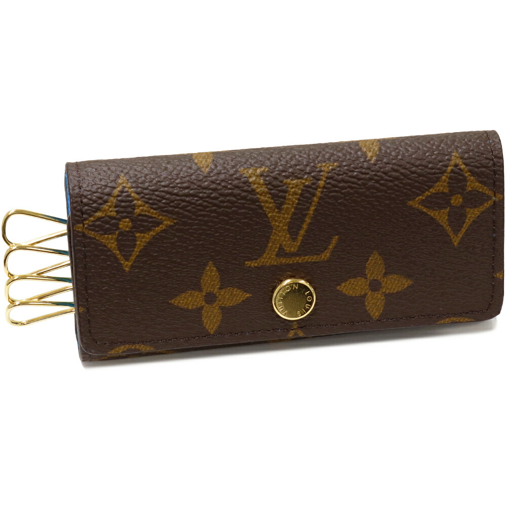 楽天市場】ルイヴィトン 4連キーケース モノグラム ブルー