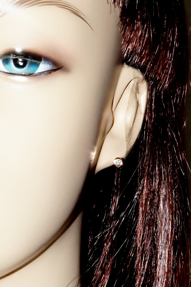 楽天市場】ティファニー ピアス K18PG ダイヤ0.14ct エルサペレッティ