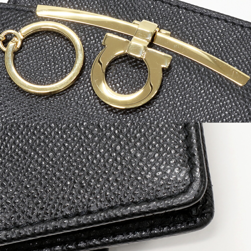 楽天市場】サルヴァトーレ・フェラガモ キーリング付き二つ折りカード