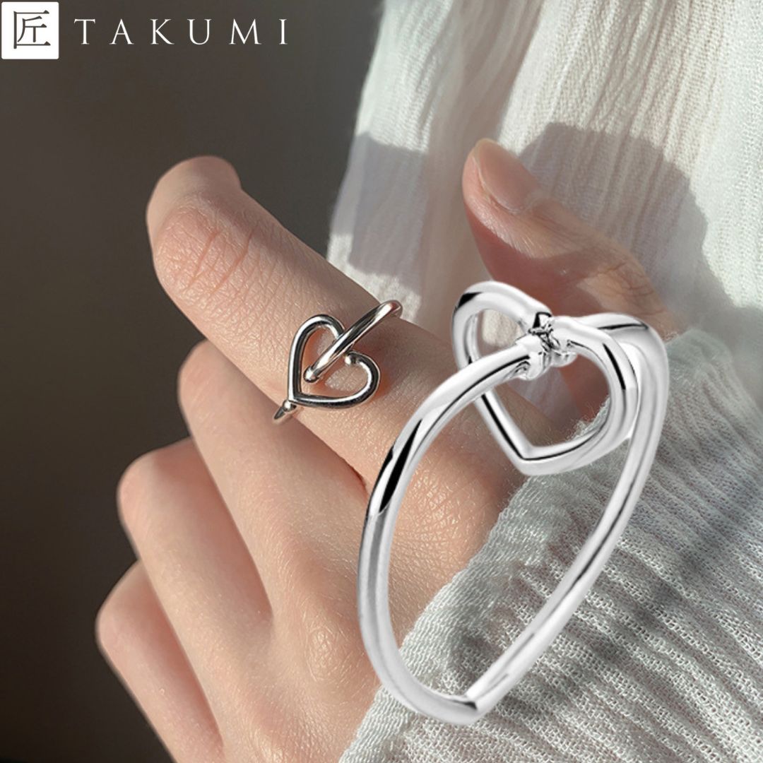 nananbijouxxx ハート モザイクオパール リング シルバー Mosaic opal