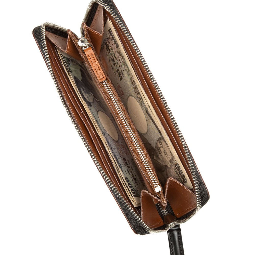 楽天市場】【土屋鞄公式】コードバン ファスナーロングパース : 土屋鞄