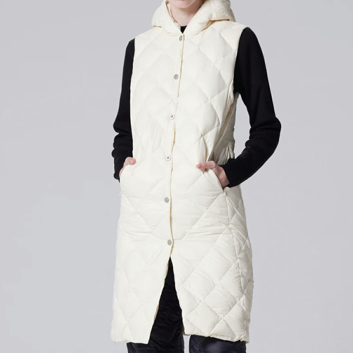 楽天市場】【公式】TAION (タイオン) シティ フード ロングダウンジレ