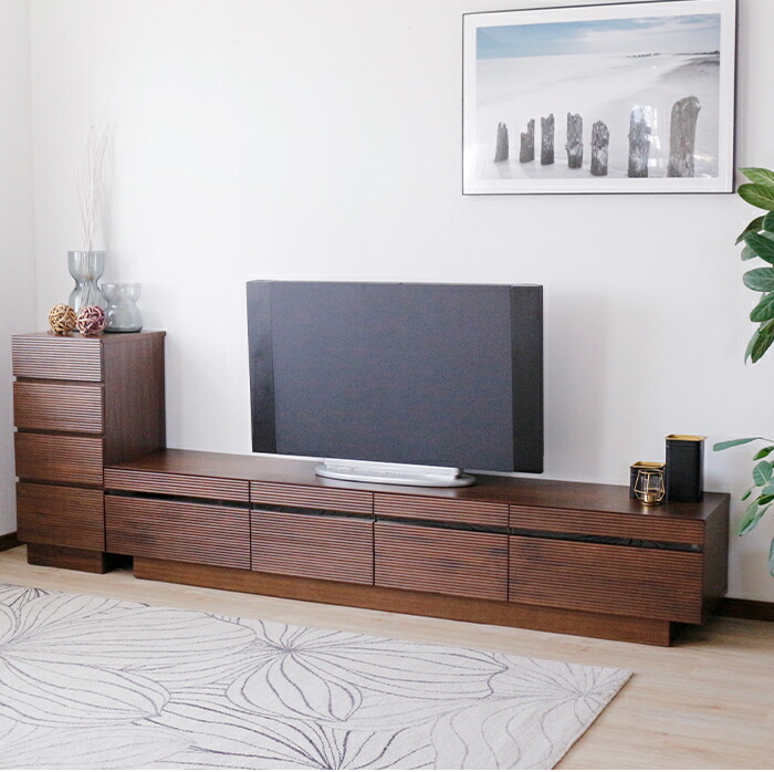 楽天市場】テレビ台 ローボード 幅212cm リビング収納 テレビボード