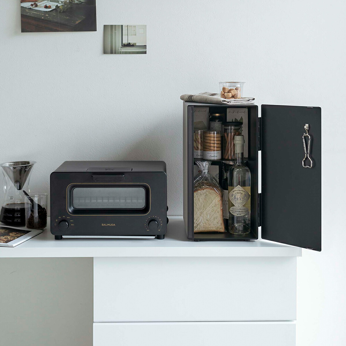 楽天市場】[ ブレッドケース タワー スリム ] 山崎実業 tower パン