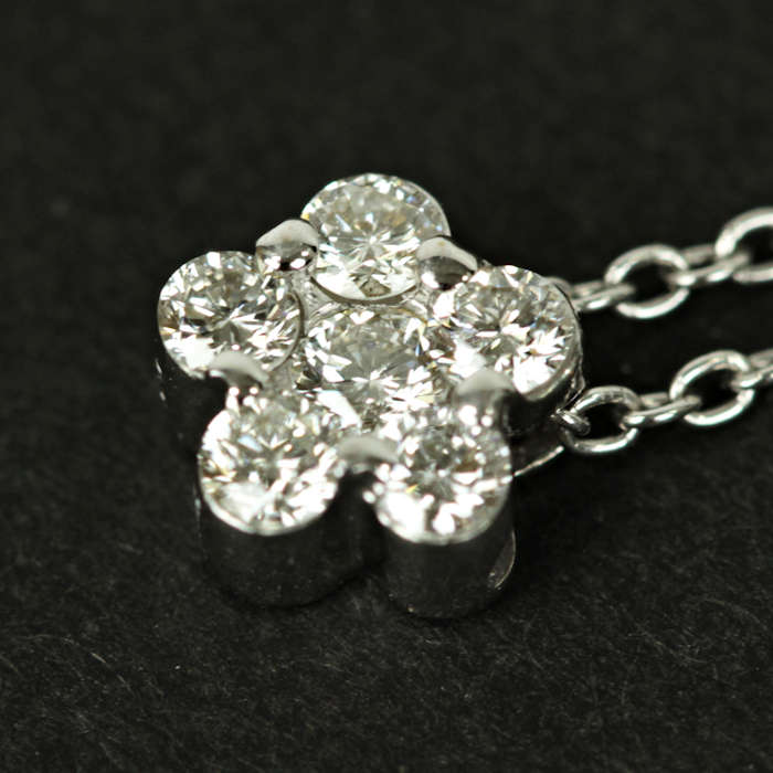 楽天市場】Ponte Vecchio ポンテヴェキオ 花 ネックレス ダイヤモンド