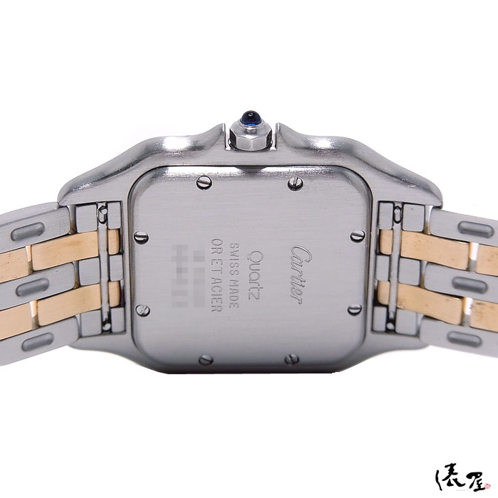 楽天市場】【極美品】 カルティエ パンテール MM 2ROW K18×SS