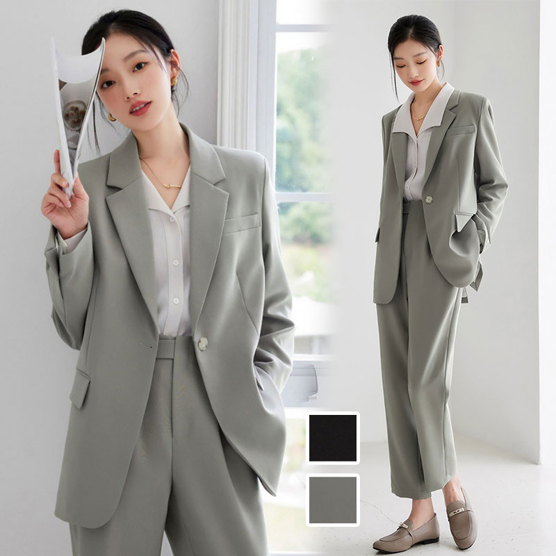楽天市場】パンツスーツ レディース セットアップ カジュアルスーツ