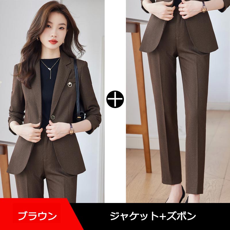 楽天市場】スーツ レディース 全3色 パンツスーツ カジュアルスーツ