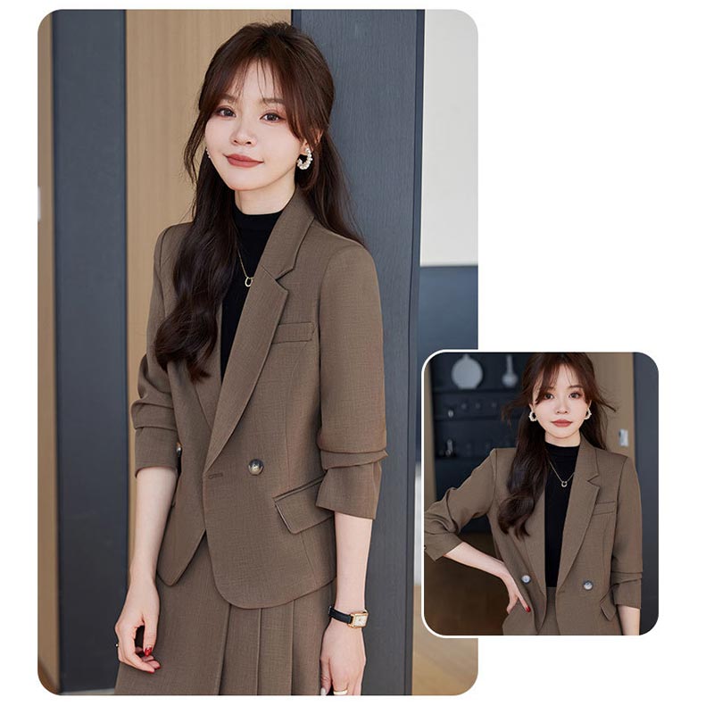 楽天市場】スカートスーツ レディース ベージュ ブラック ブラウン