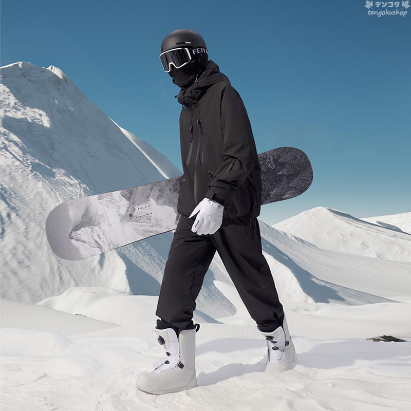 楽天市場】メンズスキーウェア ブラック レッド スノーボードウェア