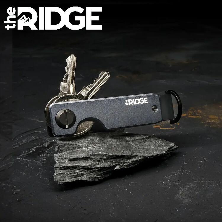 楽天市場】[ザ リッジ] アルミニウム キーケース ガンメタル the RIDGE
