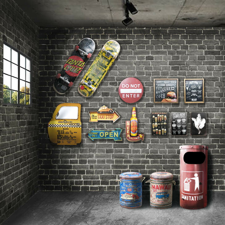 楽天市場】アメリカン雑貨 標識プレート サインプレート ブリキ看板