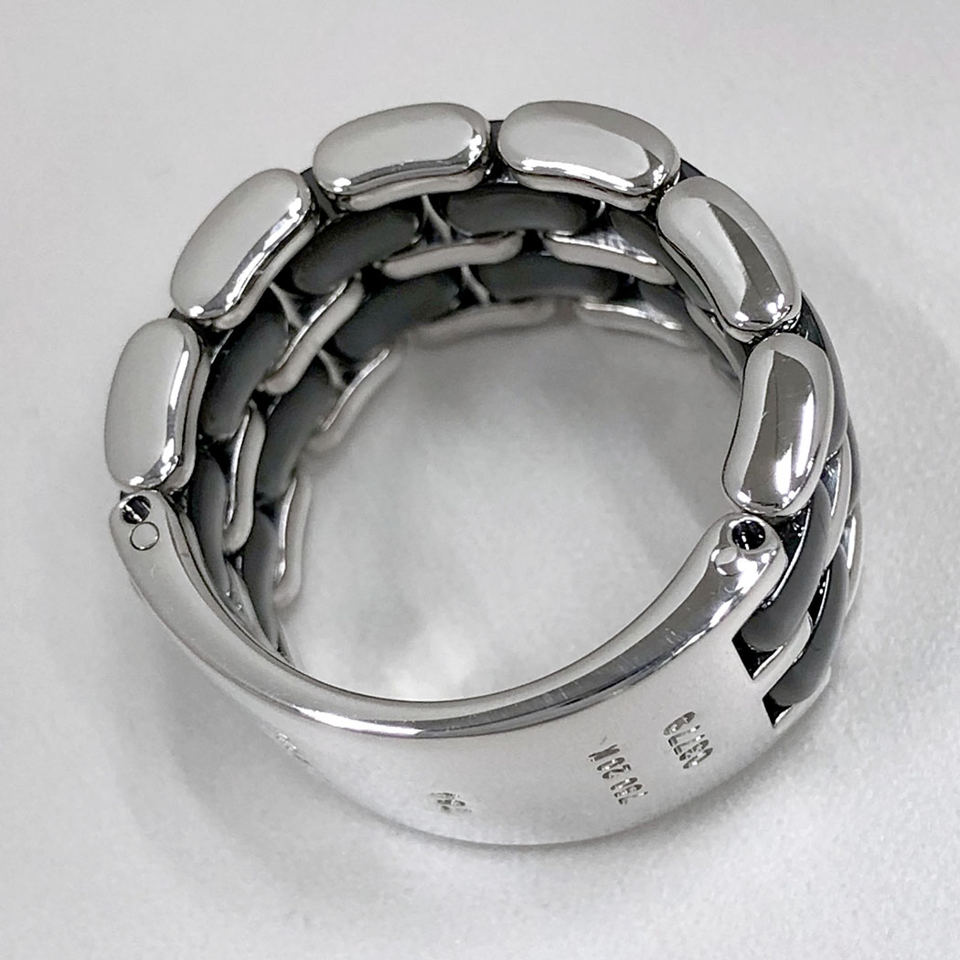 楽天市場】CHANEL ウルトラリング ラージ T54 14号 750 WG ブラック