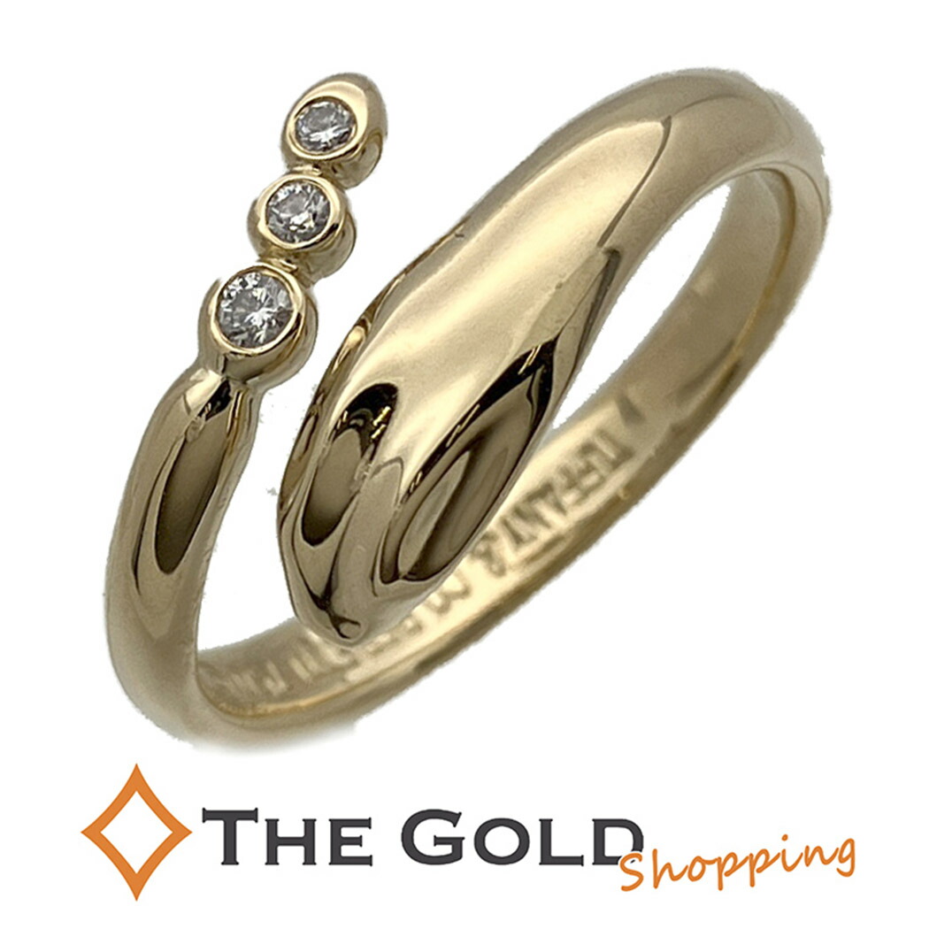 楽天市場】Tiffany&Co. スネーク リング 仕上げ済 3Pダイヤモンド 10号