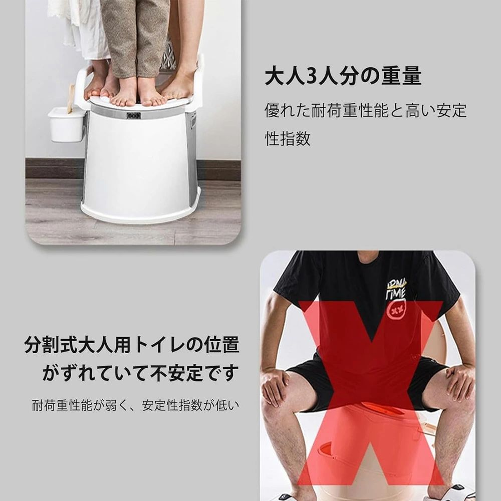 楽天市場】【店長おすすめ】ポータブルトイレ 介護用 折りたたみ