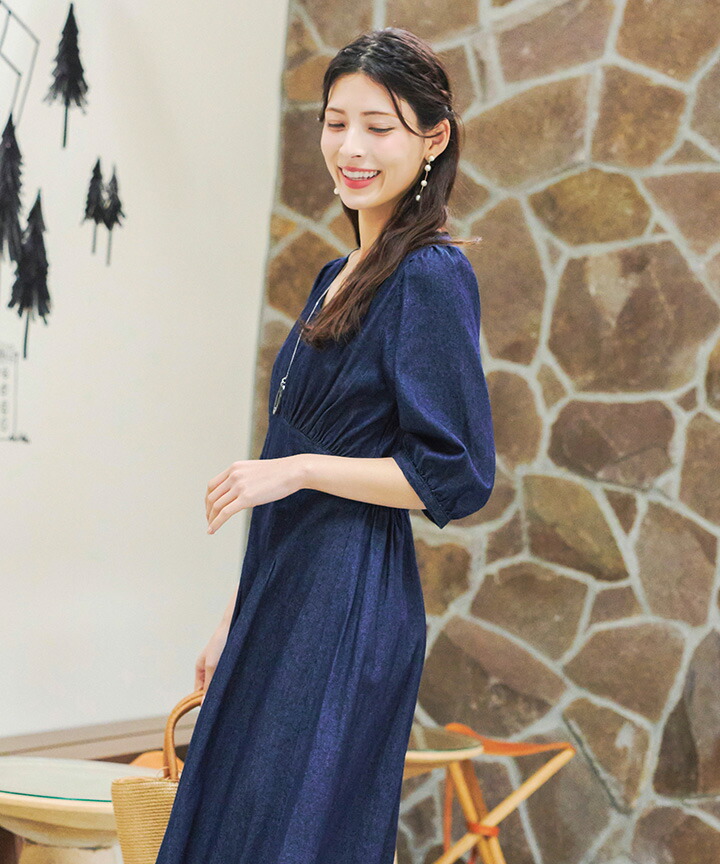 楽天市場】【楽天スーパーセール！70％OFF!!】デニムタックギャザー