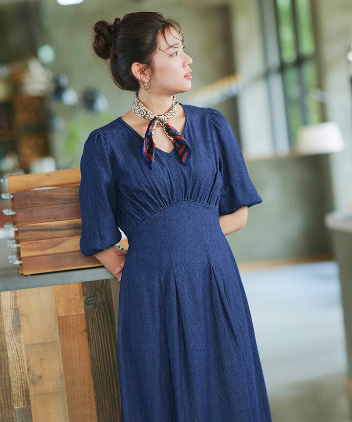 楽天市場】【楽天スーパーセール！70％OFF!!】デニムタックギャザー