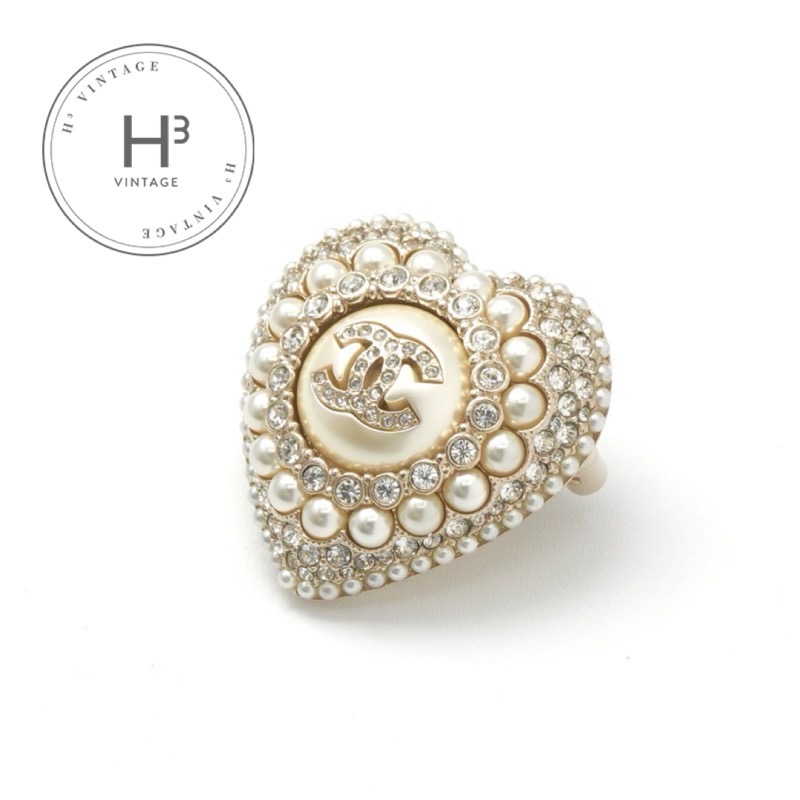 楽天市場】シャネル ハート ブローチの通販