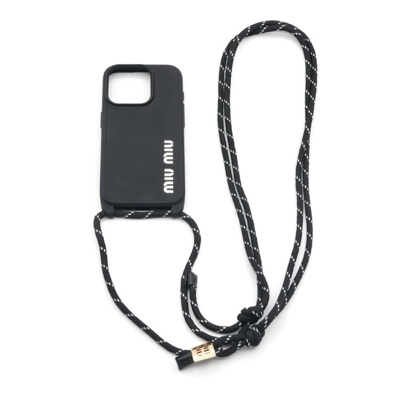 楽天市場】ミュウミュウ MIUMIU 携帯・スマホアクセサリー ブラック