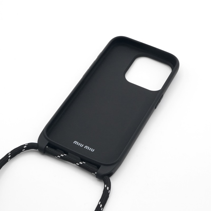 楽天市場】ミュウミュウ MIUMIU 携帯・スマホアクセサリー ブラック