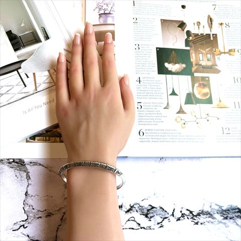 楽天市場】【送料無料】カレンシルバー カレン族バングル シルバー925