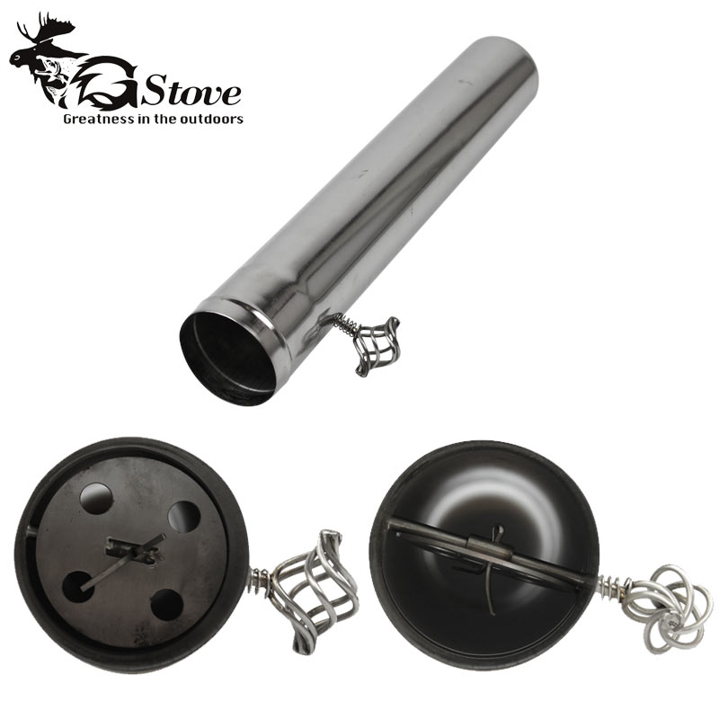 楽天市場】G-stove ジーストーブ専用 36.5cm ダンパー付き煙突 空気