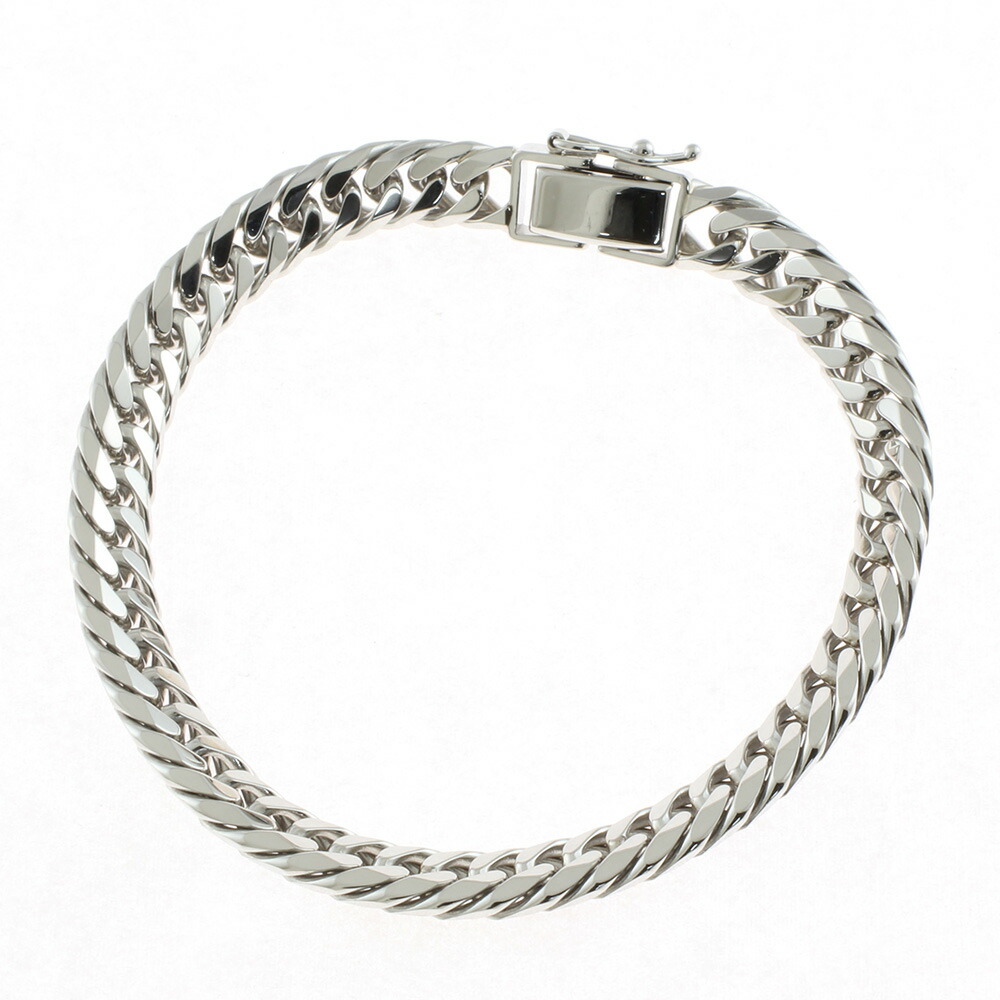 楽天市場】喜平 プラチナ ブレスレット 約 50g 6面ダブル 6DCW 20cm