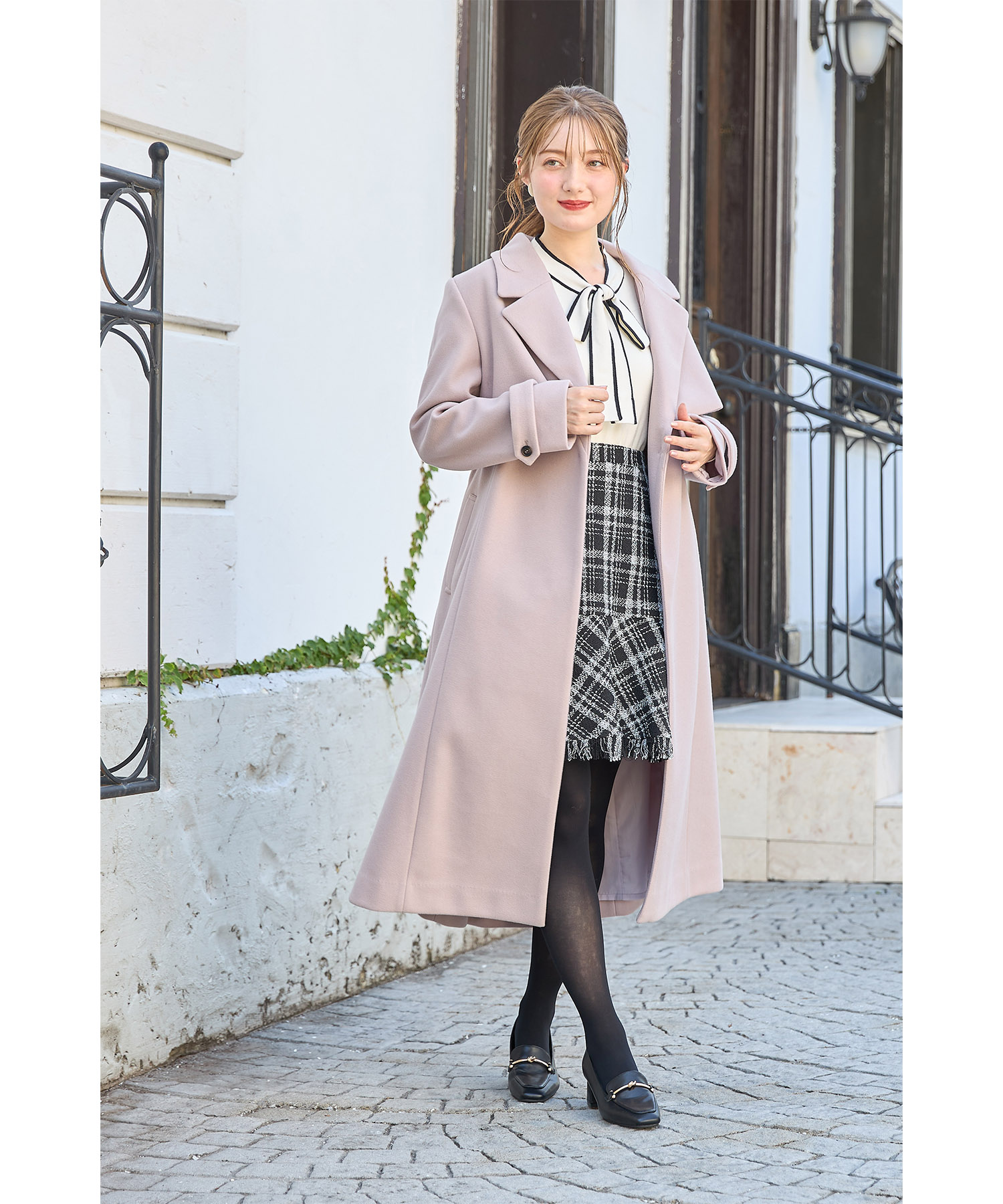 楽天市場】シーンを問わず心強い味方♪ベルト付きヨークデザインロング