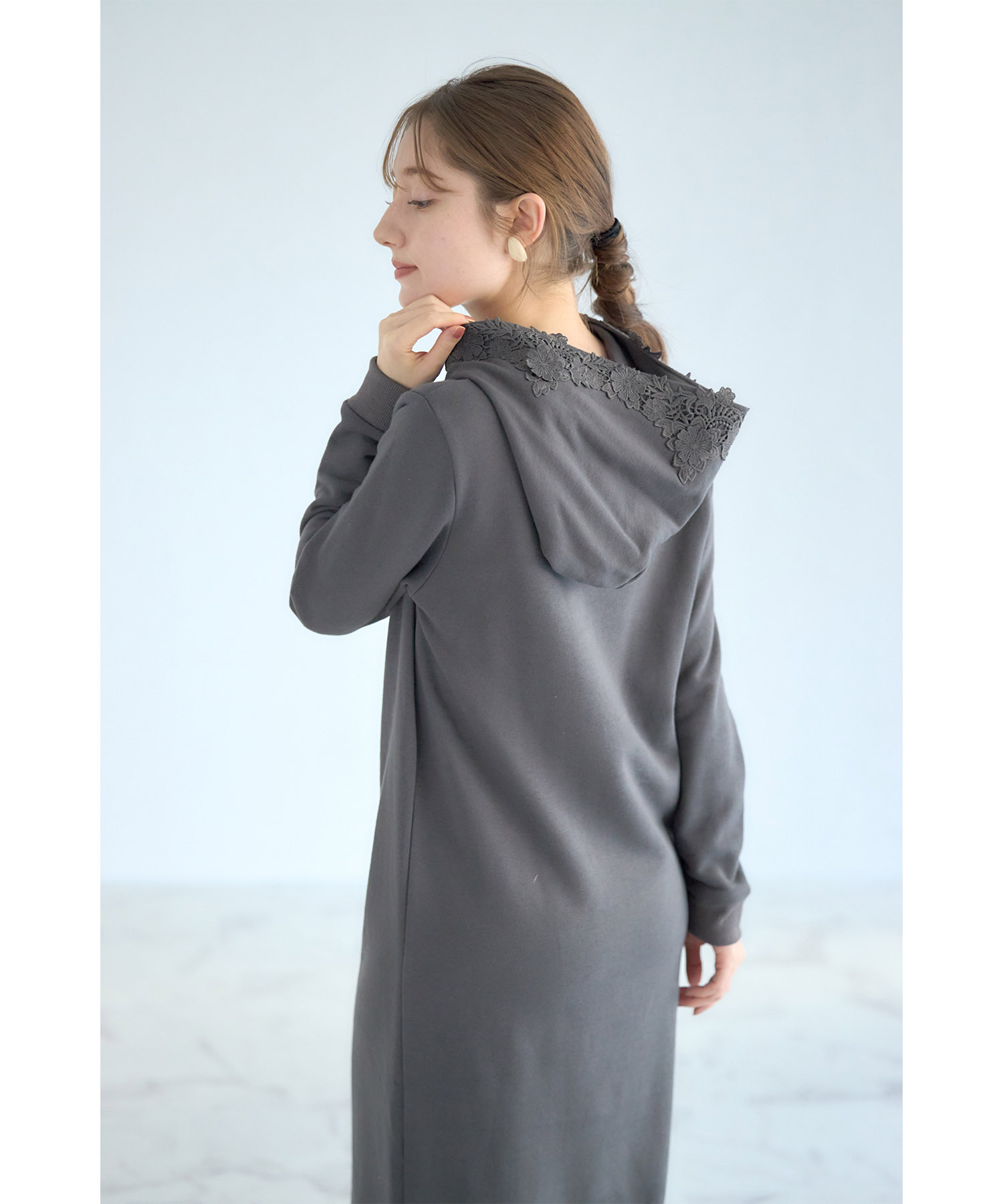 楽天市場】リラックスタイムにも最適な立体フラワーレース付き裏毛