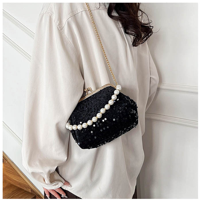 楽天市場】ハンドバッグ スパンコール ショルダーバッグ レディース