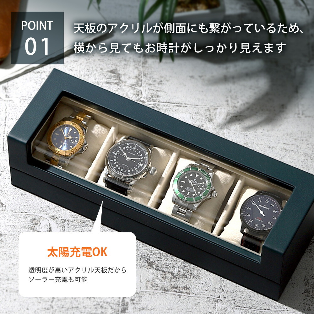 楽天市場】【6600円が5280円】時計ケース 新商品 腕時計 収納ケース 4