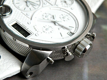 楽天市場】ディーゼル 時計 DIESEL DZ7194ホワイト×シルバー