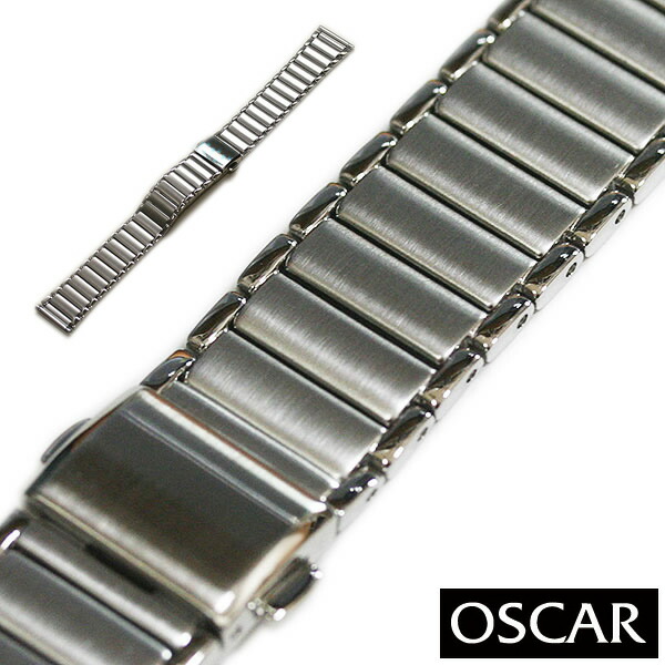 楽天市場】時計ベルト 18mm 19mm 20mm BAMBI バンビ オスカー メタル