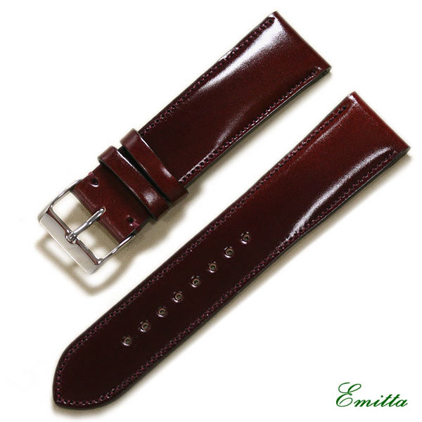 楽天市場】Emitta エミッタ コードバン 時計ベルト 馬革 日本製 18mm