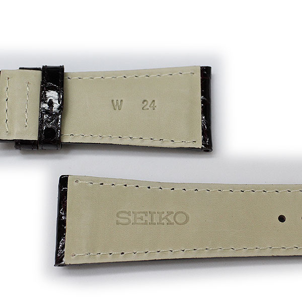 楽天市場】セイコー ガランテ クロコダイル ワニ革 ダークブラウン