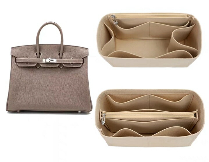 楽天市場】インナーバッグ エルメス バーキン バックインバッグ 収納