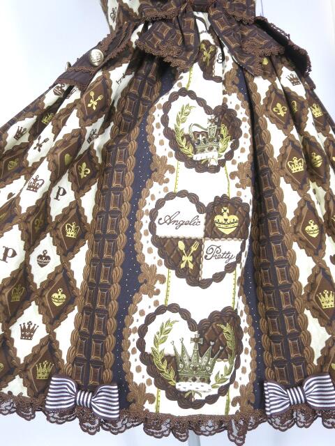 楽天市場】Angelic Pretty / Queen Chocolateジャンパースカート
