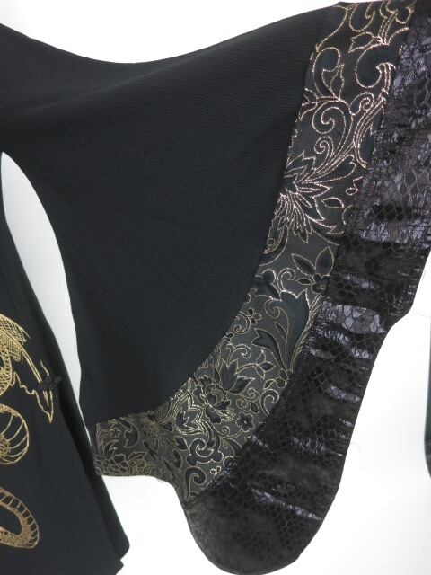 楽天市場】【中古】Qutie Frash / 龍プリント着物袖チャイナチュニック