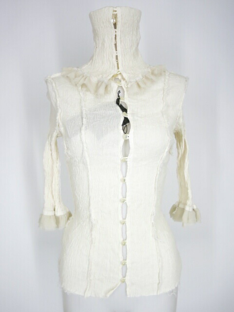 楽天市場】alice auaa / 楊柳ガーゼ七分袖ブラウス アリスアウアア