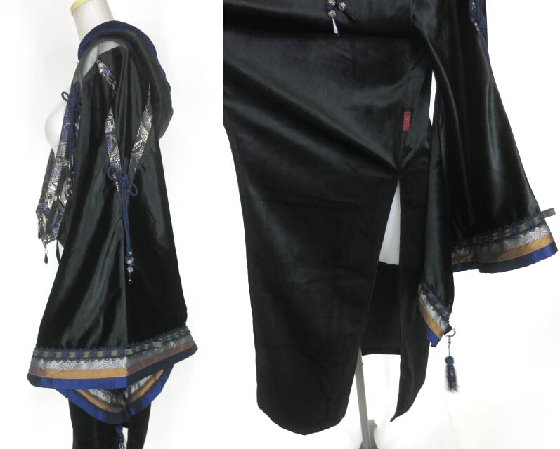 楽天市場】OZZ ONESTE / フード付きベロア着物袖ロングカーディガン