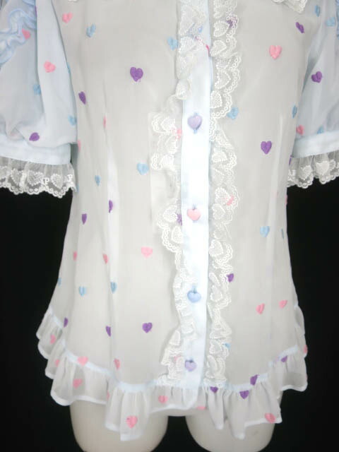 楽天市場】Angelic Pretty / Candy Petit Heart丸襟ブラウス アンジェ