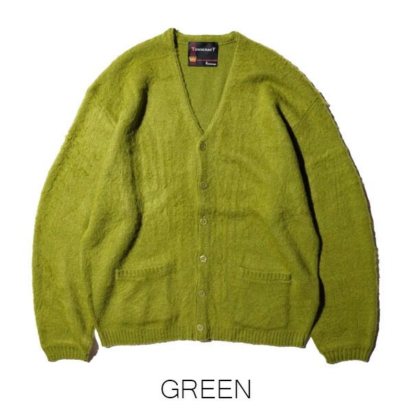 楽天市場】【TOWNCRAFT（タウンクラフト）】SHAGGY SOLID CARDIGAN