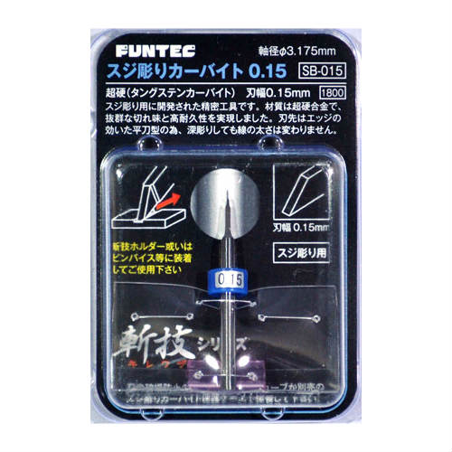 楽天市場】FUNTEC ファンテック 【 スジ彫りカーバイト SB-015 】 超硬