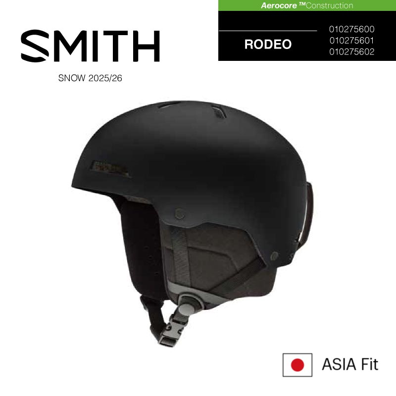楽天市場】SMITH スミス ヘルメット RODEO MATTE BLACK 01027560X
