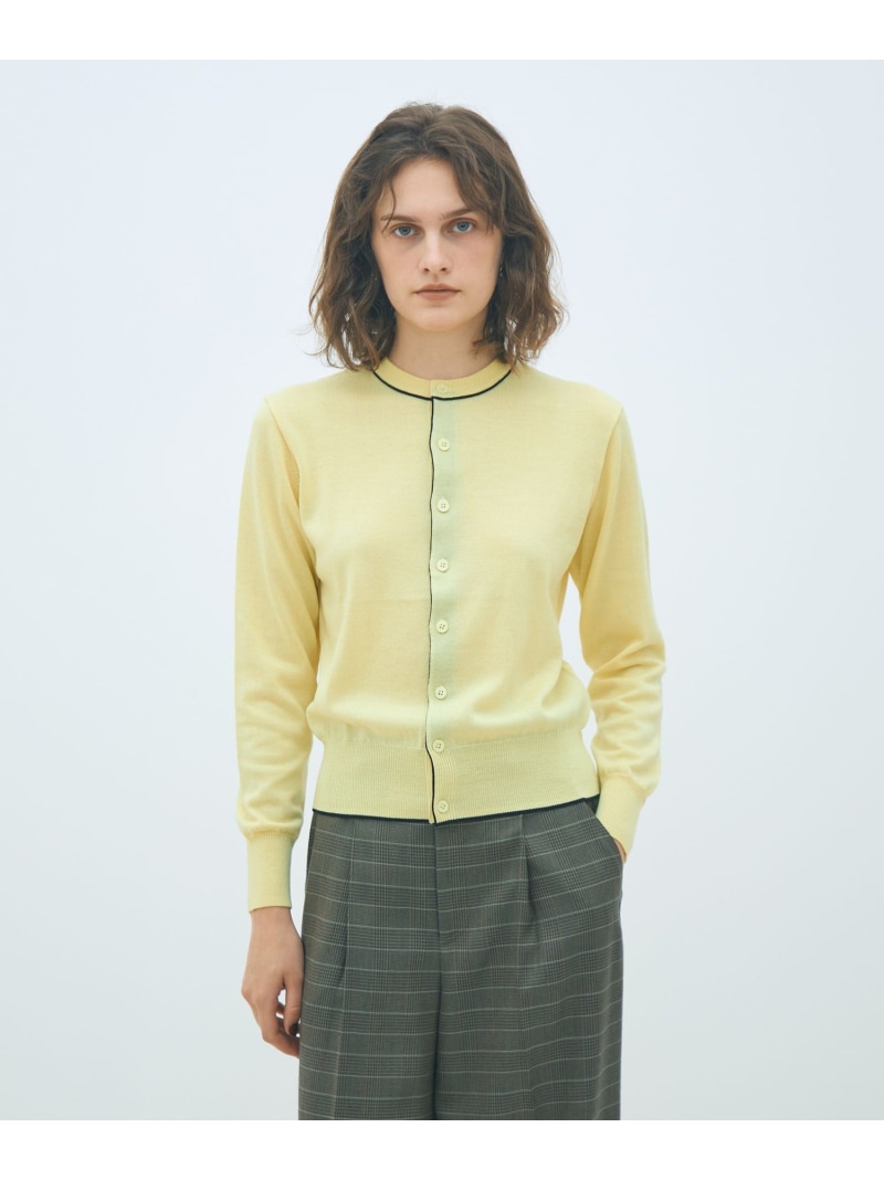 楽天市場】プレーンウール クルーネックカーディガン MACPHEE